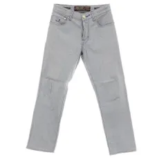 【中古】ヤコブコーエン JACOB COHEN コットンポリウレタン サッカー チェック 5ポケットパンツ ブルーxブラック【サイズ29】【メンズ】のサムネイル