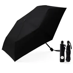 【新品】 VALITY 超軽量 x 自動開閉 日傘 175g ポチカル 折りたたみ傘 完全遮光 UVカット 晴雨兼用 耐風 撥水 コンパクト ワンタッチ メンズ レディース 子供 ギフト対応 ブラック 2本セット