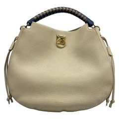 Mulberry マルベリー アイリス グレー レザーハンドバッグ美品 - メルカリ