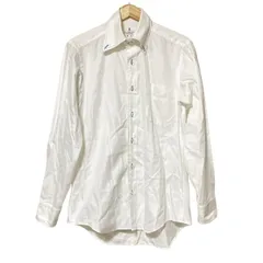 LANVIN COLLECTION(ランバンコレクション) 長袖シャツ メンズ 白×ブルーのサムネイル