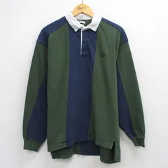 XL/古着 ドッカーズ 長袖 ブランド ラガー シャツ メンズ 90年代 90s ワンポイントロゴ コットン 緑他【spe】 26mar18