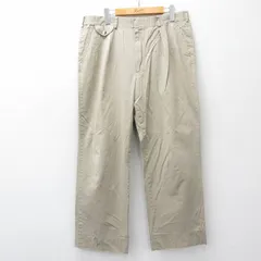 W36/古着 アバクロンビー パンツ メンズ 80年代 80s コットン ベージュ【spe】 26mar18