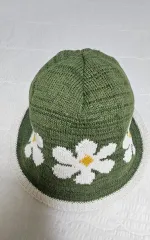 ニット バケットハット