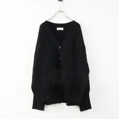 マチャット MACHATT シャギーモヘアニットカーディガン ｜ブラック トップス Ｖネック ウールブレンド【2400014894103】のサムネイル