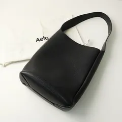 アエタ Aeta PG01 SHOULDER ペブルグレインショルダー バッグ Sサイズ ブラック┃黒 シボカワ カウレザー 牛革【2400014888171】のサムネイル