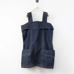 2023SS ルイヴィトン LOUIS VUITTON LV×YK デニムドレス 38｜ブルー インディゴ ネイビー ワンピース ベルト【2400014893700】のサムネイル
