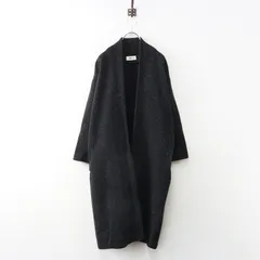 エヴァムエヴァ evam eva wool tweed long robe ウールツイードロングローブ‖ダークグレー アウター コート 羽織り【2400014897371】のサムネイル
