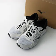 極美品 ミズノ MIZUNO MAXIMIZER26 マキシマイザー26 ランニングシューズ 25.0cm＼ホワイト ブラック【2400014912586】