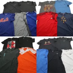 古着卸 まとめ ストレッチ素材 Tシャツ 18枚セット ( メンズ XL/2XL/3XL ) ナイキ チャンピオン アディダス リーボック 中古 古着 NE3708