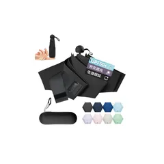 【新品】 Lilac 日傘 折りたたみ傘 軽量 晴雨兼用 コンパクト 215~220g 日傘 uvカット 100 遮光 折り畳み 完全遮光 紫外線遮断 99.99%uvカット 耐風撥水 携帯便利 レディース メンズ 母の日 父の日 0