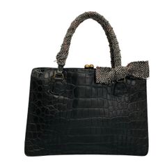◇ 美品 ◇ miumiu ミュウミュウ ハート チャーム レザー ハンドバッグ 