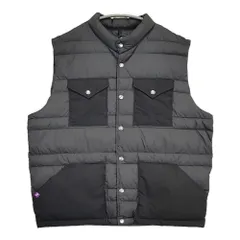 THE NORTH FACE PURPLE LABEL Ripstop Sierra Vest リップストップシエラベスト N24FN021 定価39600円 ダウンベスト 24AW ブラック メンズ ザノースフェイスパープルレーベル【中古】6-0328T♪