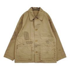 新品 KYOU ジャケット リネン プリント 日本製 1 アイボリー - メルカリ