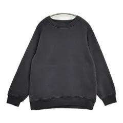 COMOLI コットン吊裏毛 クルーネック 定価35200円 サイズ1 V01-05002 スウェット ブラック メンズ コモリ【中古】6-0328M♪のサムネイル