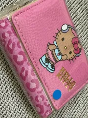 ハローキティ ピンク レオパード 3段 財布(未開封/新品)