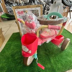 新品 三輪車 ハローキティオールインワンUP 折りたたみ ハローキティ