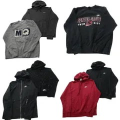 古着卸 まとめ売り ナイキ NIKE スウェット 7枚セット (メンズ M ) スウォッシュロゴ フーディー フルジップ 中古 古着 ND8236