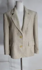 ヘリンボーン ベージュ ジャケット 77ㅡ88