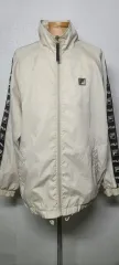 フィラ FILA アイボリー ウィンドブレーカー アウター M