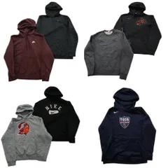古着卸 まとめ売り ナイキ NIKE スウェット 7枚セット (メンズ M ) カレッジ風 フーディー スウォッシュロゴ 中古 古着 NE0468