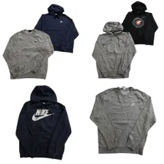 古着卸 まとめ売り ナイキ NIKE スウェット 6枚セット (メンズ S ) フーディー スウォッシュ クルーネック 中古 古着 NE0681
