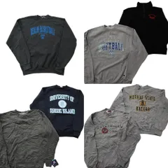 古着卸 まとめ売り チャンピオン Champion スウェット 7枚セット (メンズ M ) カレッジ風 三段ロゴ デッドストック 中古 古着 NE1856