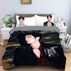 BTS JIMIN 掛け布団カバー 枕カバー セット 135cm×200cm - メルカリ