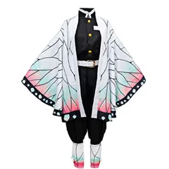 たんじろう カナヲ 煉獄杏寿郎 我妻善逸 胡蝶しのぶ コスプレ 子供 服 ねずこ きめつのやいば キッズ 鬼殺の刃 コスチューム 110-150cm