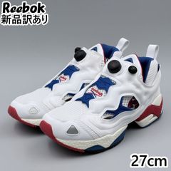 試着のみ】リーボック インスタ ポンプフューリー 白赤 27cm FV0418