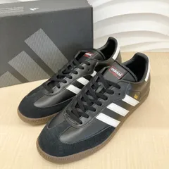 【値下げ】adidas アディダス フットサルシューズ サンバ レザー　 30cm スニーカー 019000 メンズ 13157 ブラック ホワイト 中古