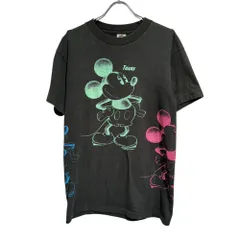 Vintage 90s USA製 MICKEY T  ブラック M