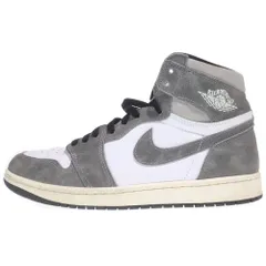 NIKE (ナイキ) Air Jordan 1 Retro High OG エアジョーダン1 レトロ ハイ OG ハイカットスニーカー シューズ US10.5/28.5cm ホワイト/グレー DZ5485-051