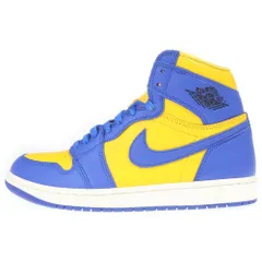 NIKE (ナイキ) WMNS AIR JORDAN 1 HIGH OG GAME ROYAL AND VARSITY MAIZE FD2596-700 ウィメンズ エアジョーダン1 OG ハイカットスニーカー ブルー/イエロー US11/28cm