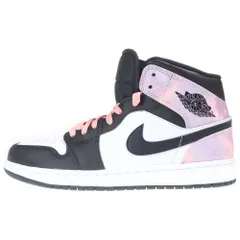 NIKE (ナイキ) AIR JORDAN 1 MID SE TIE DYE DM1200-001 エアジョーダン1 タイダイ ミッドカットスニーカー マルチカラー US9.5/27.5cm