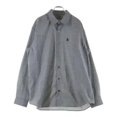 SOPHNET. (ソフネット) 26SS TROPICAL CHECK RELAX-FIT SHIRT トロピカル リラックスフィット 長袖チェックシャツ ブラック/ホワイト SPNT-260028のサムネイル
