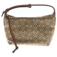 LOEWE (ロエベ) キュービィ アナグラム スモール ハンドバッグ ブラウン