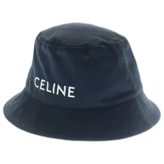 CELINE (セリーヌ) Bucket Hat ロゴプリント バケットハット 帽子 ブラック 2AU5B968Pのサムネイル