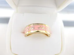 MARC JACOBS マークジェイコブス ゴールド×ピンク リング 14号のサムネイル
