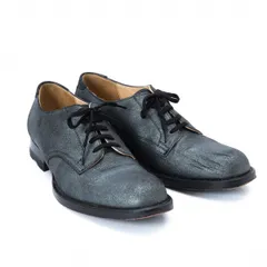 コムデギャルソンCOMME des GARCONS グリッターレザーシューズ グレー23.5のサムネイル