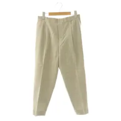 エヴァムエヴァ evam eva wool tuck pants テーパードパンツ 1 グレージュ /ES ■OS