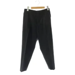 エヴァムエヴァ evam eva wool tuck pants テーパードパンツ 1 ブラック /ES ■OS