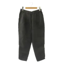 エヴァムエヴァ evam eva linen tuck pants テーパードパンツ リネン 1 チャコール /ES ■OS