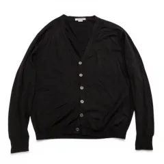 美品　JOHN SMEDLEY ジョンスメドレー　美シルエット　カーディガン　ブラウン　サイズXL 　羽織　英国製　Vネックのサムネイル