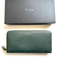 まーくん様 新品★ポールスミス★ベジタン ラウンドジップ長財布★ディープグリーン まーくん様 新品☆ポールスミス☆ベジタン ラウンドジップ長財布