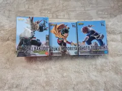 セッ ト 送料込み8) セガ 僕のヒーローアカデミア クロスリンク 爆豪勝己 轟焦凍 緑谷出久 フィギュア