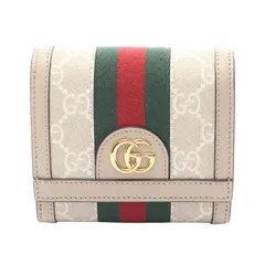 GUCCI グッチ オフィディア GG ウォレット シェリーライン 二つ折り財布