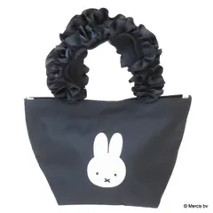 ミッフィー バッグ トートバッグ Chidori＆Monotone ブラック  キャラクター