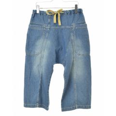 週末限定価格】Brocante ／ブロカント デニムサルエルパンツ 麻混 M