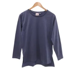 Kaepa 美品 Tシャツ L 青 ブルー クルーネック 長袖 /NL ■ECF003