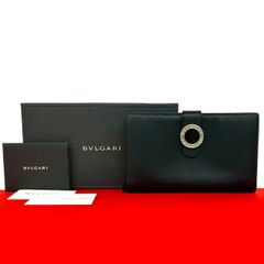 BVLGARI ブルガリ セルペンティ スネーク 長財布 バイカラー ブラック